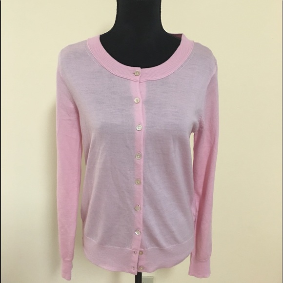 J. Crew Sweaters - J Crew Light Pink Cardigan Sweater